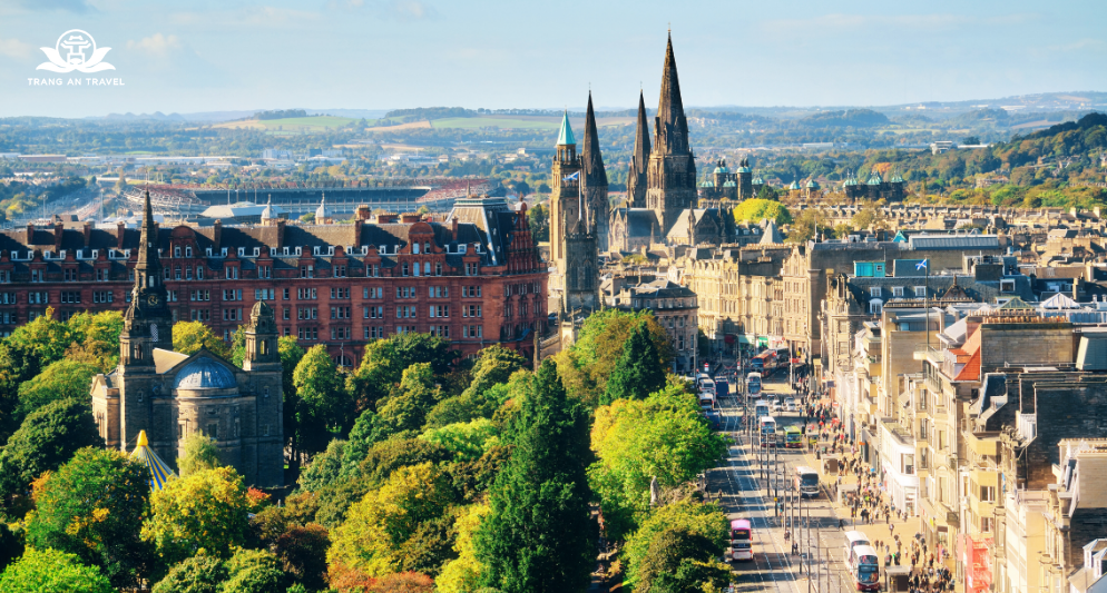 Các điểm du lịch đẹp không thể bỏ lỡ ở Edinburgh