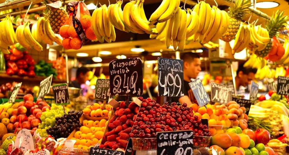 Chợ La Boqueria (Barcelona, Tây Ban Nha)