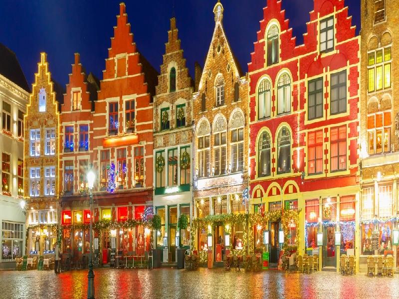 Khu chợ Giáng sinh ở Bruges