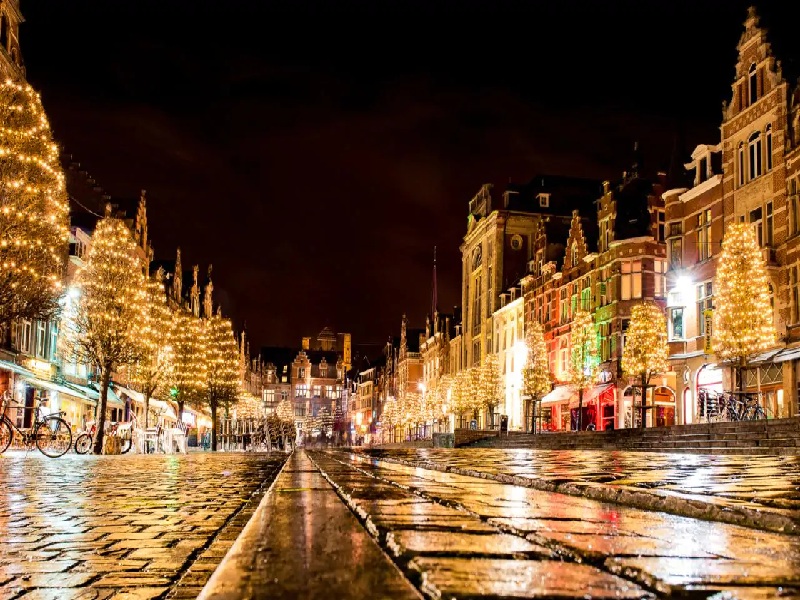 Khu chợ Giáng sinh ở Leuven