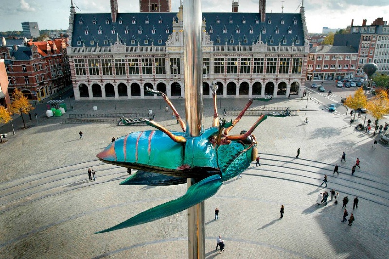 Estatua del tótem, Lovaina, Bélgica