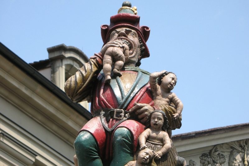 Estatua del Devorador de Niños, Berna